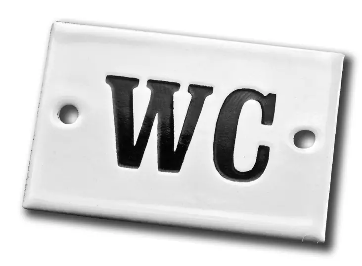 WC -emalikyltti - Muut kyltit - 946-080-5 - 1