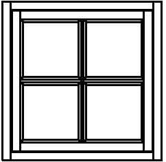 Yksijakoinen ikkuna - Yksijakoiset ikkunat - 200-024-5 - 1