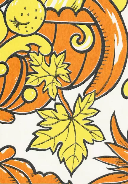 Hedelmämalja - 70-luvun tapetit - 70086 - 1