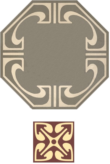 Sementtilaatta - Moniväriset VIA -sementtilaatat - 58040-16 - 2