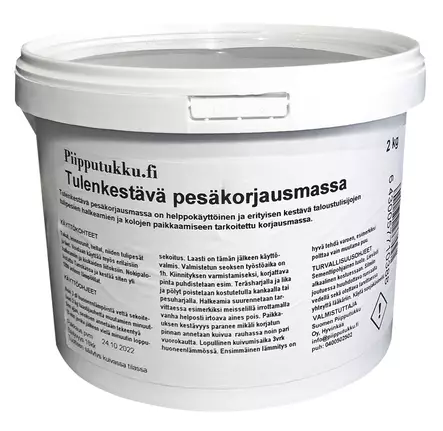 Tulipesän korjausmassa - Arinat ja korjaustarvikkeet - 719-009-6 - 1