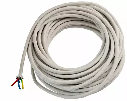 Valaisinjohto, luonnonvalkoinen - Kankaiset valaisinjohdot - 760-002-6 - 2