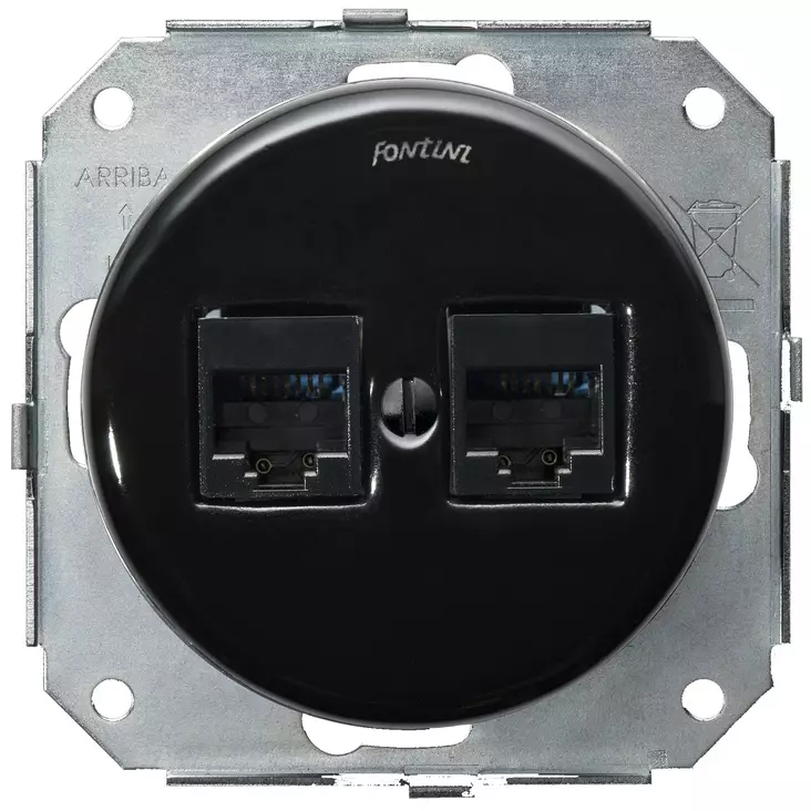 Data ja data - Mustat posliinipistorasiat - 517-042-6 - 1