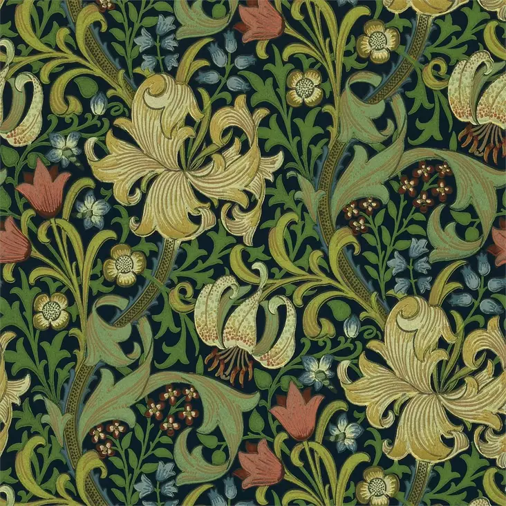 Golden Lily - William Morris -tapetit - 216816 - 1