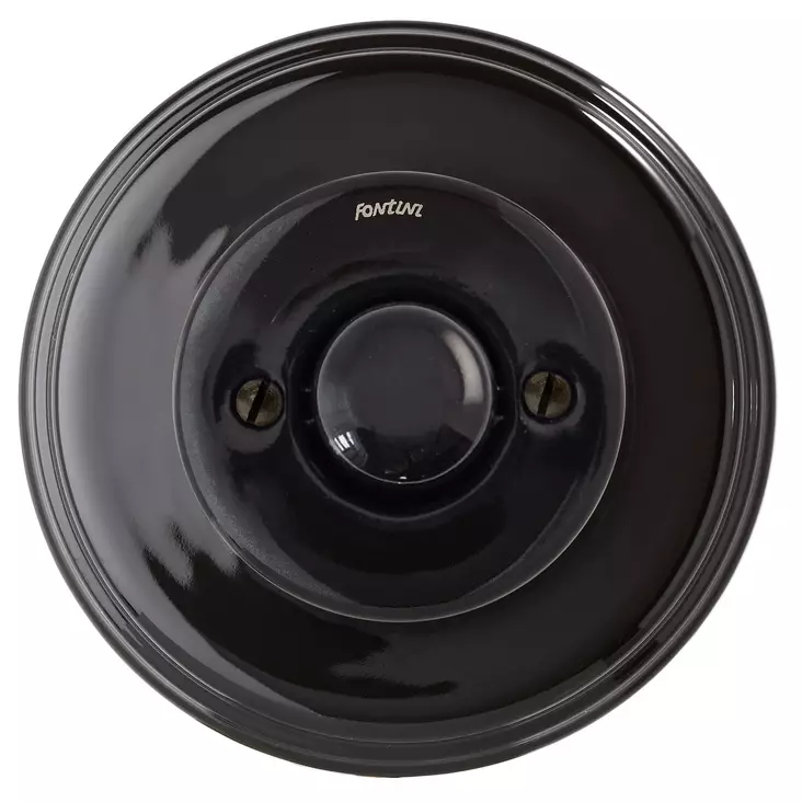 Himmennin (LED 4 - 400 W) - Mustat posliinikytkimet - 516-026-6 - 1