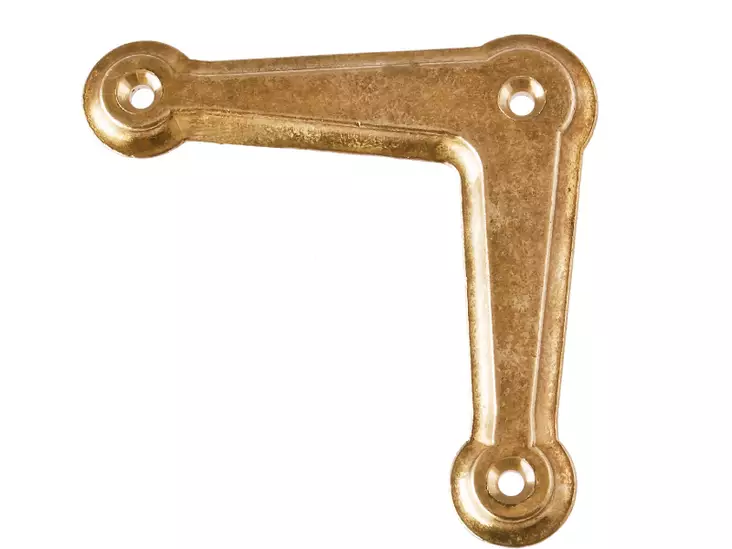 Ikkunankulmarauta, valettu messinki - Ikkunan varaosat - 290-004-6 - 1