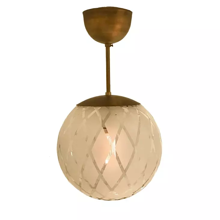 Kupuvalaisin, messinki - Riippuvalaisimet, messinkiset - 504-010-36 - 1