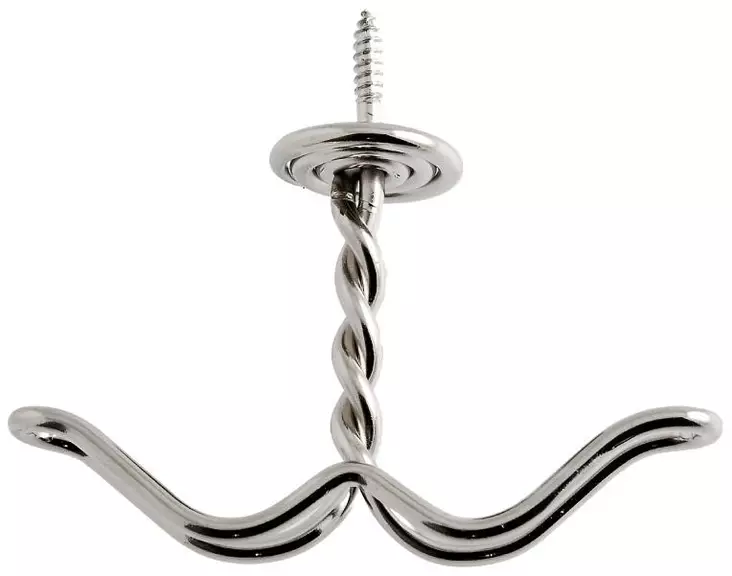 Lankakoukku, kattokoukku, niklattu - Kattokoukut - 945-002-6 - 1