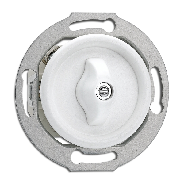 Vaihtokytkin - Valkoiset bakeliittikytkimet - 516-140-6 - 1