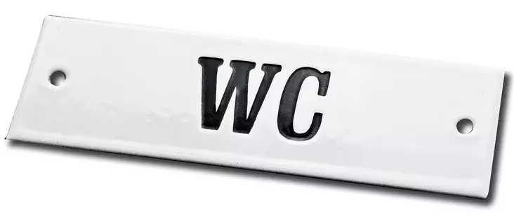WC -emalikyltti - Muut kyltit - 946-080-6 - 1