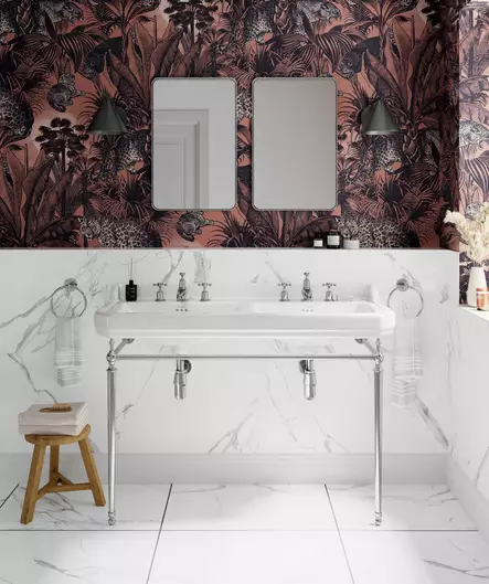 Lavuaari Edwardian, tupla lev. 120 cm - Lavuaarit, Edwardian - 411-008-97 - 2