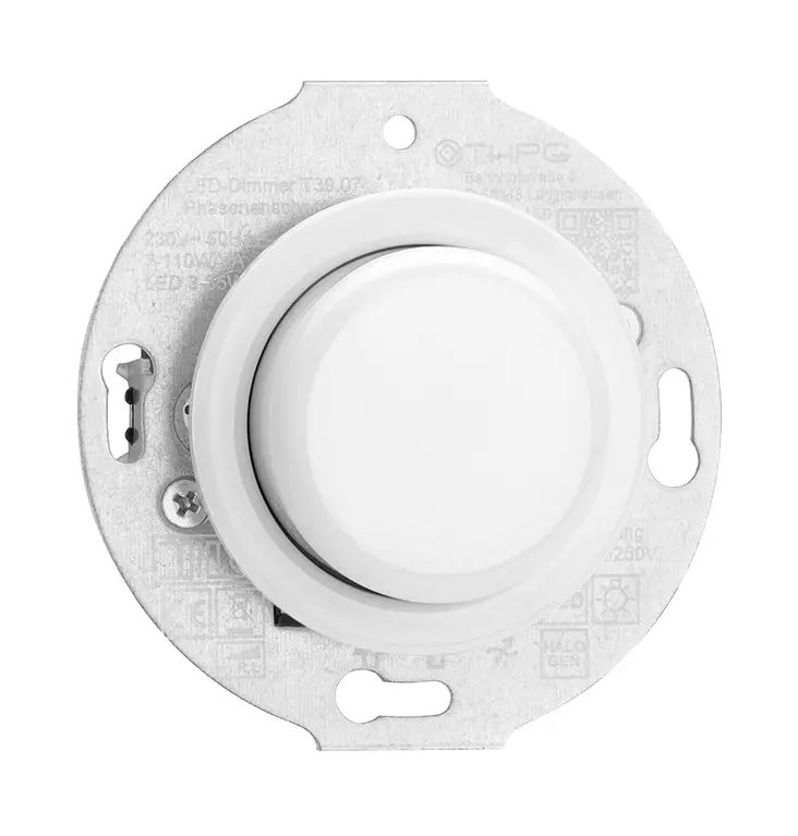 Himmennin, posliini (LED 3 - 35 W) - Valkoiset pistorasiat ja kytkimet, THPG - 516-144-17 - 1