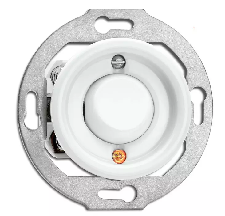 Vaihtokytkin (posliinikehykselle) - Valkoiset pistorasiat ja kytkimet, THPG - 516-144-27 - 1