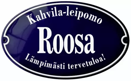 Emalikyltti 34 x 21 cm - Tekstikyltit (tilaustekstit) - 946-069-8 - 1