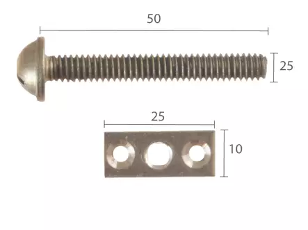 Ikkunaruuvi - Sisäikkunan sulkijat - 202-011-8 - 2