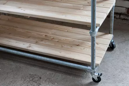 Nivelpyörä, putkikalusteelle - Putkikalusteosat - 112-004-98 - 2