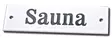 Sauna -emalikyltti - Muut kyltit - 946-080-8 - 1