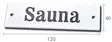 Sauna -emalikyltti - Muut kyltit - 946-080-8 - 2
