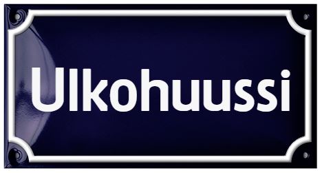 Emalikyltti 21 x 11 cm - Tekstikyltit (tilaustekstit) - 946-067-8 - 1