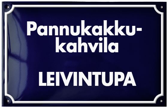 Emalikyltti 28 x 18 cm - Tekstikyltit (tilaustekstit) - 946-068-8 - 1