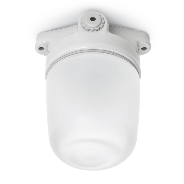 Kattovalaisin, huurrelasilla (IP54) - LISILUX -kattovalaisimet, posliiniset - 504-002-8 - 1