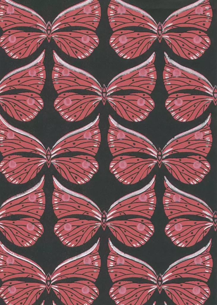 Perhonen - 70-luvun tapetit - 68668 - 1