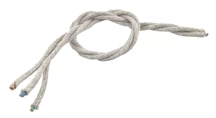 Pintavetojohto 3x1,5 (pellava) - Kankaiset pinta-asennusjohdot - 760-021-18 - 1