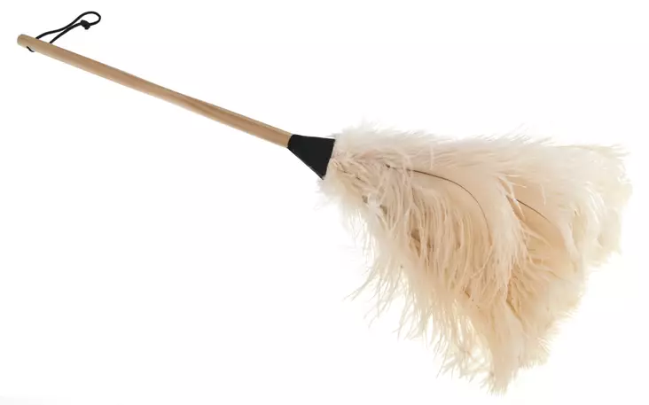 Pölyhuiska, luonnonvalkoinen - Puuesineet ja harjat - 949-035-8 - 1