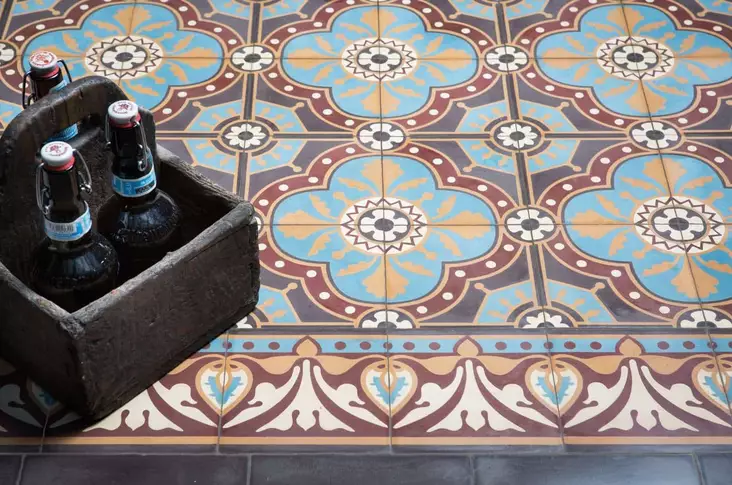 Sementtilaatta - Moniväriset VIA -sementtilaatat - 51131-158 - 1