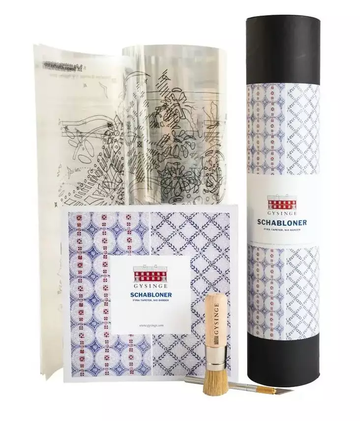 Tapettisabluunat, 4 kpl - Työvälineet - 863-040-8 - 1