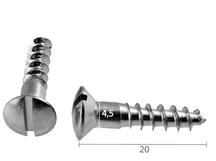 Mitat - Linssikantaiset uraruuvit - 890-024-9 - 2