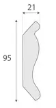 Mittakuva - Kattolistat - 820-721-9 - 4