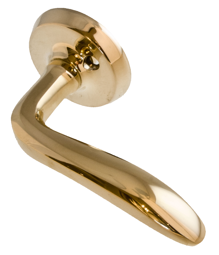 Ovenpainike Lovisa - Messinkiset ovenkahvat - 101-006-9 - 1