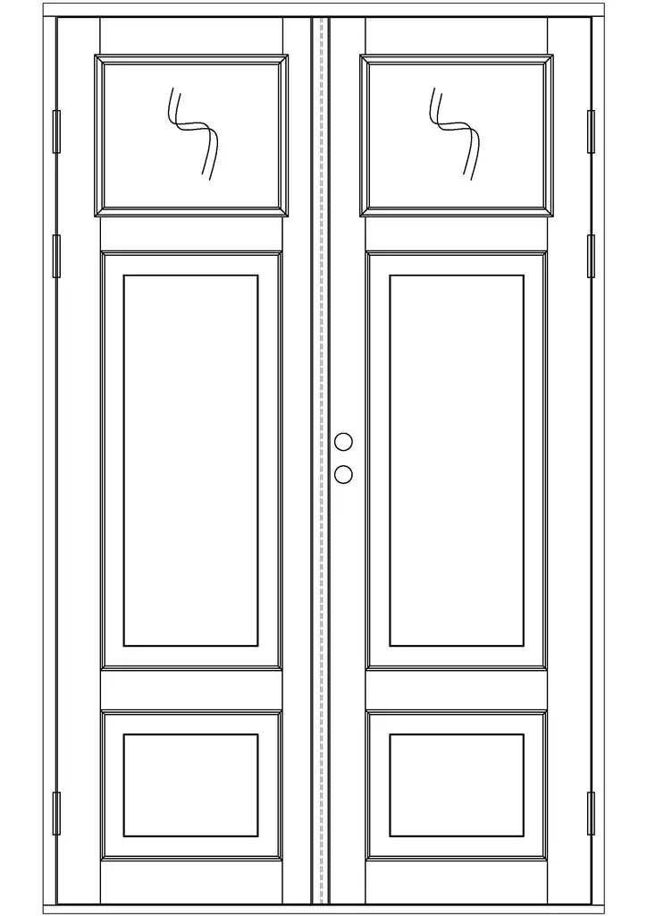 Sisäpariovet, ikkunalliset - Sisäpariovet - 100-203-19 - 1