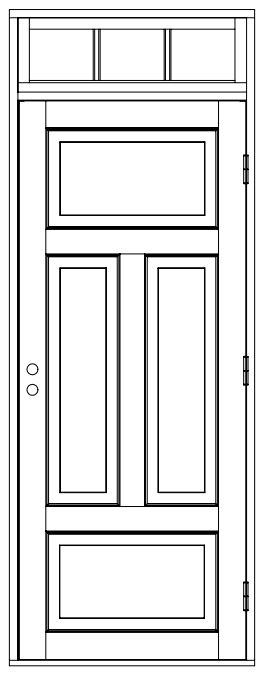 Ulko-ovi, ikkunallinen - Ulko-ovet - 100-404-9 - 1