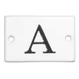 Kirjain 6 x 4 cm, emaloitu - Emaliset kirjainkilvet - 945-022-A - 1