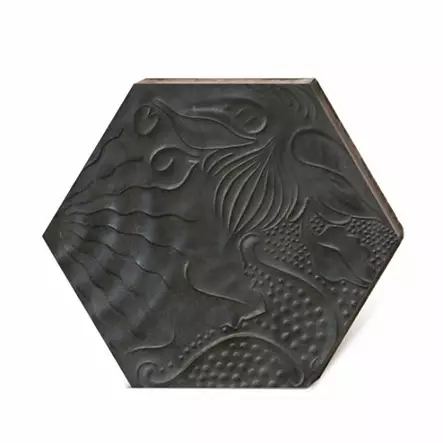 Sementtilaatta Gaudi, musta - Yksiväriset VIA -sementtilaatat - 60G - 2