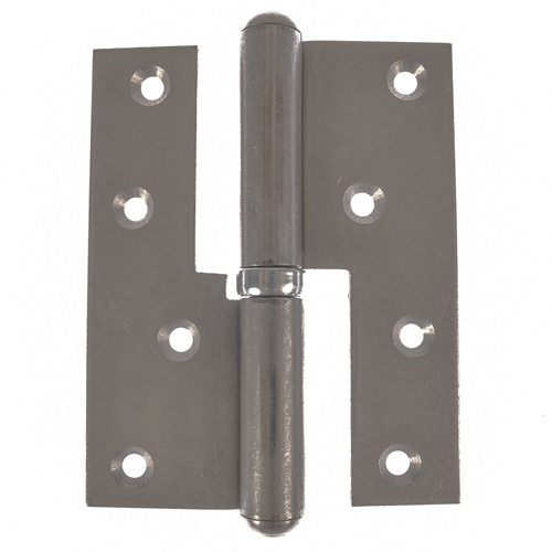 Nostosarana, kork. 14,8 cm (laakeroitu) - Pyöreäpäiset saranat - 108-021R - 1