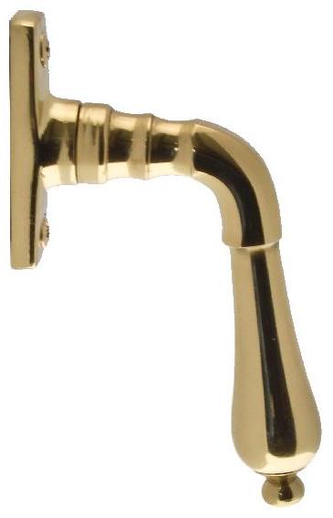 Ikkunanpainike, suora, messinki - Ikkunanpainikkeet - 202-051S - 1