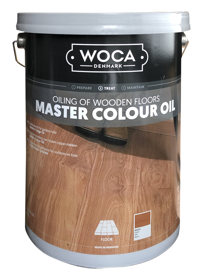 Lattiaöljy WOCA, läpikuultava valkoinen - Lattian käsittelyaineet - 860-094-5V - 1